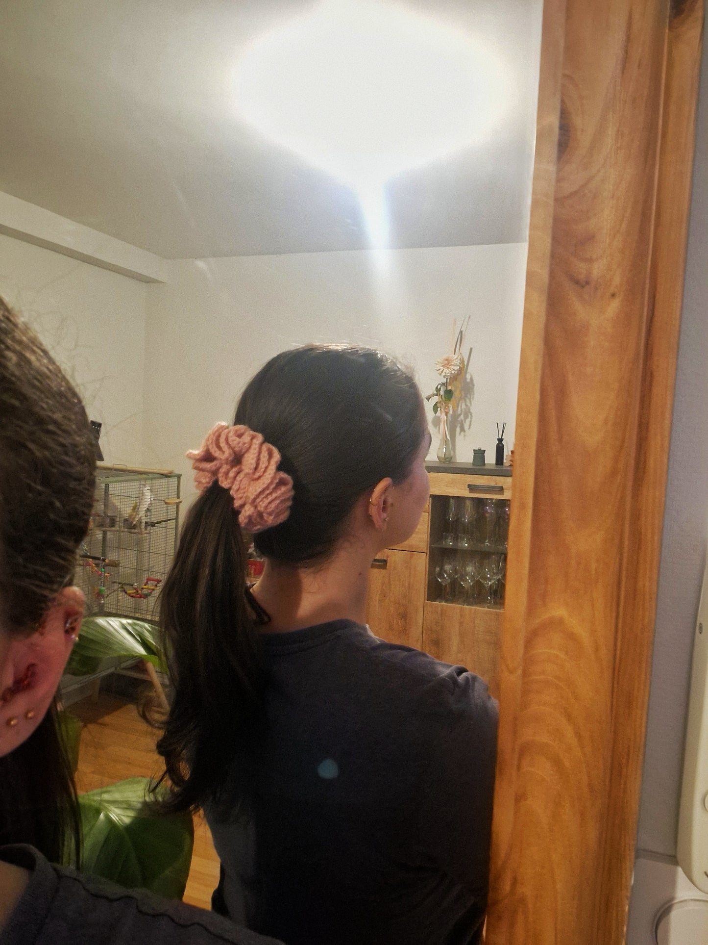 Chouchou Rose - fait main
