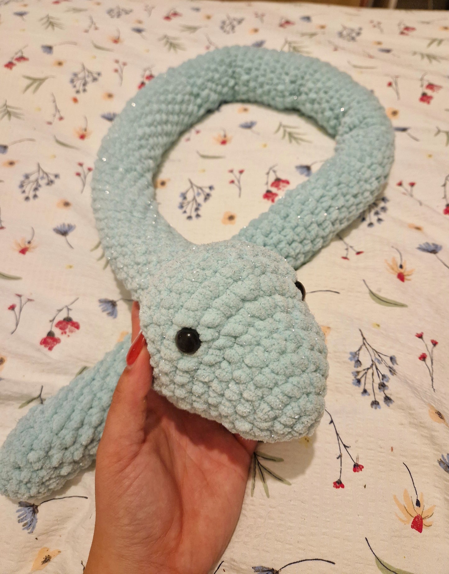 Serpent Ciel💙 - fait main