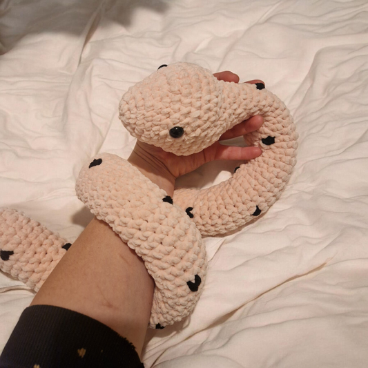 Serpent Valentin🖤💗 - fait main