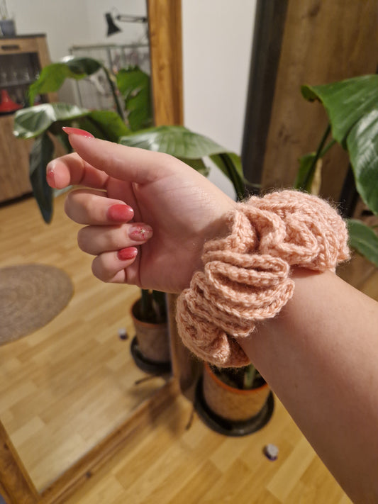 Chouchou Rose - fait main