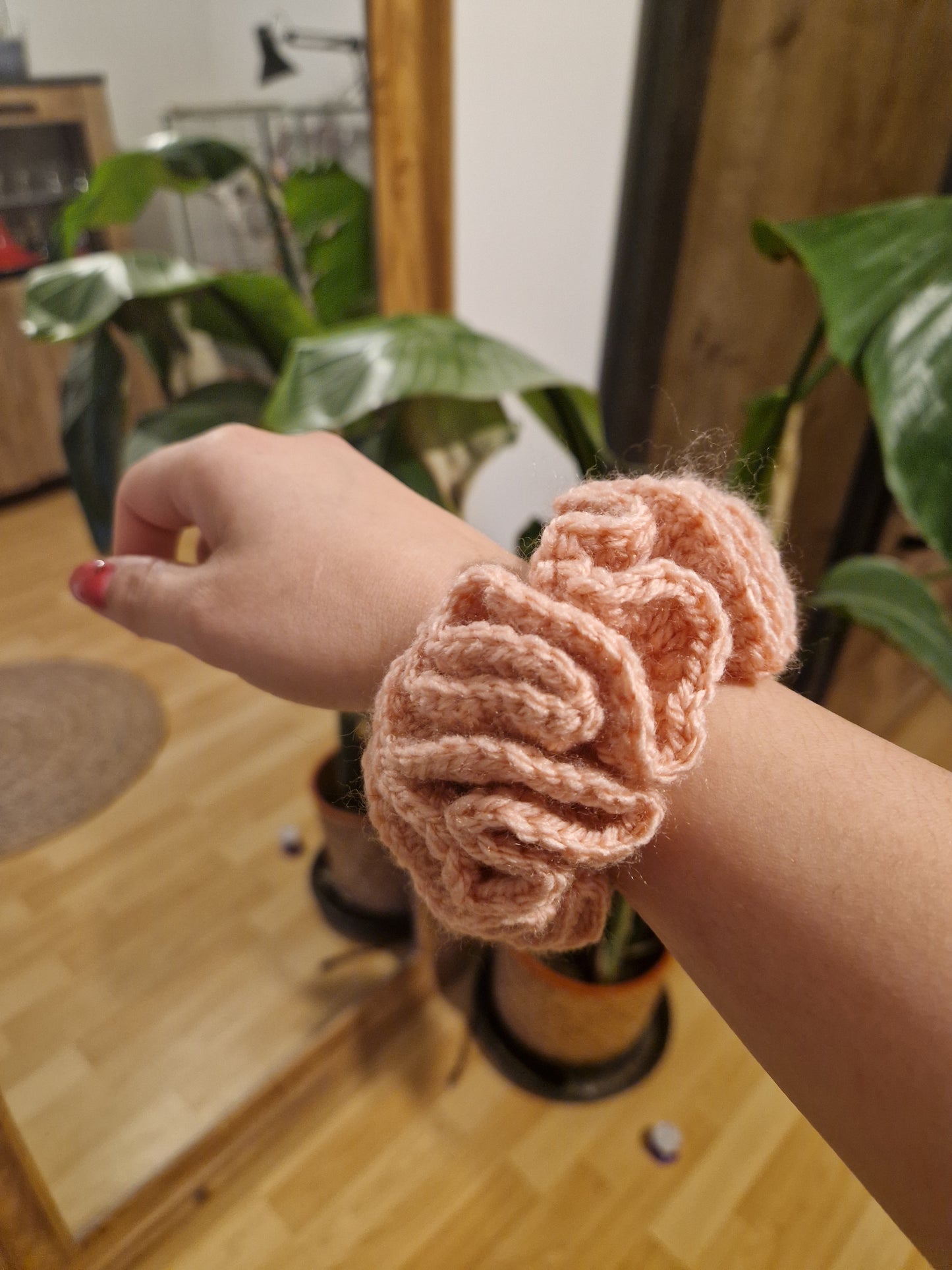 Chouchou Rose - fait main
