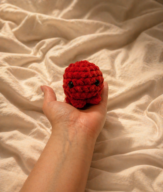 Poulpe Ruby - fait main